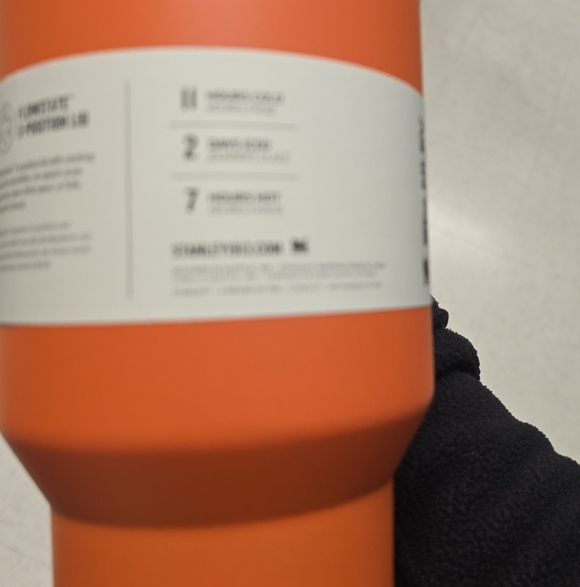 Stanley Bold Orange Quencher Tumbler - Picture 7 of 7